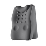 Maxbell Back Lumbar Support Cushion Protection Neck Pillow for Bed Home Sofa Gray