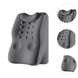 Maxbell Back Lumbar Support Cushion Protection Neck Pillow for Bed Home Sofa Gray