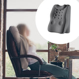 Maxbell Back Lumbar Support Cushion Protection Neck Pillow for Bed Home Sofa Gray