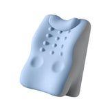 Maxbell Back Lumbar Support Cushion Protection Neck Pillow for Bed Home Sofa Blue Gray