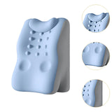 Maxbell Back Lumbar Support Cushion Protection Neck Pillow for Bed Home Sofa Blue Gray