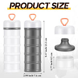 Maxbell 2Pcs Protein Containers Gift Food Storage Containers for Workout Sports