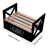 Maxbell Detergent Holder Shelf Laundry Room Organization Laundry Detergent Organizer black