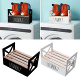 Maxbell Detergent Holder Shelf Laundry Room Organization Laundry Detergent Organizer black