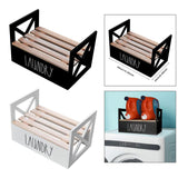 Maxbell Detergent Holder Shelf Laundry Room Organization Laundry Detergent Organizer black