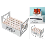 Maxbell Detergent Holder Shelf Laundry Room Organization Laundry Detergent Organizer white