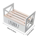 Maxbell Detergent Holder Shelf Laundry Room Organization Laundry Detergent Organizer white