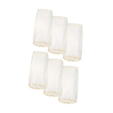 Maxbell 6Pcs Wig Storage Bag Portable with Drawstring for Travel Home Transportation beige