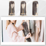 Maxbell 6Pcs Wig Storage Bag Portable with Drawstring for Travel Home Transportation beige