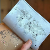 Maxbell Passport Holder Cover Vacation Document Organizer Case Passport Wallet Cover white
