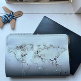 Maxbell Passport Holder Cover Vacation Document Organizer Case Passport Wallet Cover white