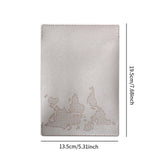 Maxbell Passport Holder Cover Vacation Document Organizer Case Passport Wallet Cover white