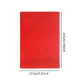 Maxbell Passport Holder Cover Vacation Document Organizer Case Passport Wallet Cover red