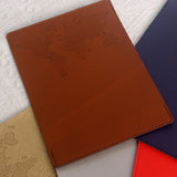 Maxbell Passport Holder Cover Vacation Document Organizer Case Passport Wallet Cover brown