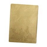 Maxbell Passport Holder Cover Vacation Document Organizer Case Passport Wallet Cover gold