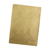 Maxbell Passport Holder Cover Vacation Document Organizer Case Passport Wallet Cover gold