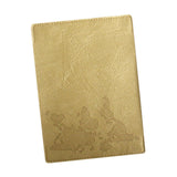 Maxbell Passport Holder Cover Vacation Document Organizer Case Passport Wallet Cover gold