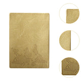 Maxbell Passport Holder Cover Vacation Document Organizer Case Passport Wallet Cover gold