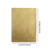 Maxbell Passport Holder Cover Vacation Document Organizer Case Passport Wallet Cover gold