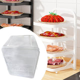 Maxbell Food Cover Rack 4 Layer Iron Mesh Stand Multifunctional Guard for Home