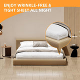 Maxbell 4 Pieces Lock Sheet Holders Anti Slip Keep in Place Gift Fitted Sheet Straps White
