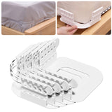 Maxbell 4 Pieces Lock Sheet Holders Anti Slip Keep in Place Gift Fitted Sheet Straps White