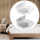 Maxbell 4 Pieces Lock Sheet Holders Anti Slip Keep in Place Gift Fitted Sheet Straps White