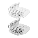 Maxbell 4 Pieces Lock Sheet Holders Anti Slip Keep in Place Gift Fitted Sheet Straps White