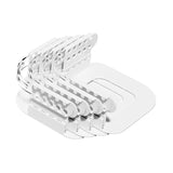 Maxbell 4 Pieces Lock Sheet Holders Anti Slip Keep in Place Gift Fitted Sheet Straps White