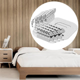 Maxbell 4 Pieces Lock Sheet Holders Anti Slip Keep in Place Gift Fitted Sheet Straps Gray