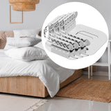 Maxbell 4 Pieces Lock Sheet Holders Anti Slip Keep in Place Gift Fitted Sheet Straps Gray