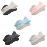 Maxbell Memory Cotton Bed Wedge Pillow Ergonomic Design for Apartment Dorm Men Women Dark Gray Light Gray