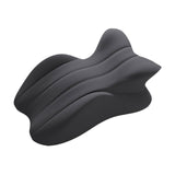 Maxbell Memory Cotton Bed Wedge Pillow Ergonomic Design for Apartment Dorm Men Women Dark Gray