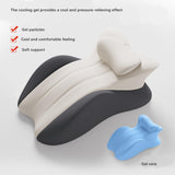 Maxbell Memory Cotton Bed Wedge Pillow Headboard for Side Sleeping Reading Home Dark Gray Light Gray