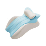 Maxbell Memory Cotton Bed Wedge Pillow Headboard for Side Sleeping Reading Home Blue Gray