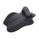 Maxbell Memory Cotton Bed Wedge Pillow Headboard for Side Sleeping Reading Home Dark Gray