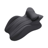 Maxbell Memory Cotton Bed Wedge Pillow Headboard for Side Sleeping Reading Home Dark Gray