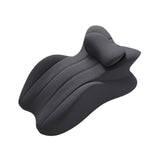 Maxbell Memory Cotton Bed Wedge Pillow Headboard for Side Sleeping Reading Home Dark Gray