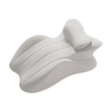 Maxbell Memory Cotton Bed Wedge Pillow Headboard for Side Sleeping Reading Home Light Gray