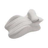 Maxbell Memory Cotton Bed Wedge Pillow Headboard for Side Sleeping Reading Home Light Gray