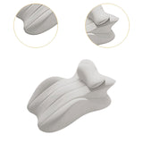 Maxbell Memory Cotton Bed Wedge Pillow Headboard for Side Sleeping Reading Home Light Gray