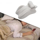 Maxbell Memory Cotton Bed Wedge Pillow Headboard for Side Sleeping Reading Home Light Gray