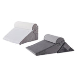 Maxbell Bed Wedge Pillow Adjustable Adults Triangle Pillow for Sleeping Reading Home White