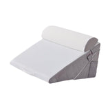 Maxbell Bed Wedge Pillow Adjustable Adults Triangle Pillow for Sleeping Reading Home White
