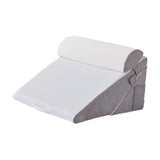 Maxbell Bed Wedge Pillow Adjustable Adults Triangle Pillow for Sleeping Reading Home White