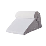 Maxbell Bed Wedge Pillow Adjustable Adults Triangle Pillow for Sleeping Reading Home White