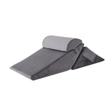 Maxbell Bed Wedge Pillow Adjustable Adults Triangle Pillow for Sleeping Reading Home Gray