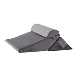 Maxbell Bed Wedge Pillow Adjustable Adults Triangle Pillow for Sleeping Reading Home Gray