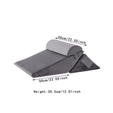 Maxbell Bed Wedge Pillow Adjustable Adults Triangle Pillow for Sleeping Reading Home Gray
