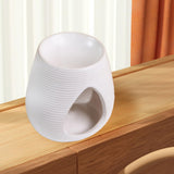 Maxbell Essential Oil Burner Gift Decoration Oil Diffuser for Wedding Bathroom Porch White